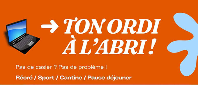 Extrait de l'affiche  "Ton ordi à l'abri !"